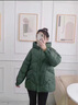 恒源祥連帽羽絨服女2022年新款黑色保暖鴨絨短款冬裝洋氣冬季外套 墨綠 高品質(zhì) XL建議115-125斤 曬單實拍圖