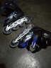 动感（ACTION）轮滑鞋成人溜冰鞋成年男女大学生单排初学者滑冰旱冰鞋休闲鞋 125F黑蓝单鞋 M 36-39码 实拍图