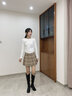ZHR長筒靴女秋冬簡約不過膝女靴韓版氣質(zhì)騎士靴女 BL196 黑色 37  曬單實拍圖