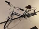 永久通勤自行车成人男女日本内三速禧玛诺变速代步车普通老式单车 26寸双梁内三速-蓝色 实拍图
