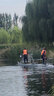 云勝河道水下割草機水草割草船水中水上清理保潔垃圾打撈船水里池塘湖 1.7三刀+船+汽油機+1組電池+護欄 曬單實(shí)拍圖