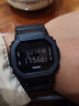 卡西歐（CASIO）G-SHOCK系列經(jīng)典小方塊街頭時(shí)尚運動(dòng)防水防震方形手表男送禮推薦 DW-5600BBN-1帆布表帶 曬單實(shí)拍圖