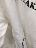 稻草人（MEXICAN）高领毛衣男韩版潮流宽松印花冬季保暖针织衫外套男装 白色 2XL 实拍图