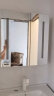 NENE日本浴室柜陶瓷一体盆组合洗漱台实木卫生间洗脸池奶油风洗手盆镜 71cm【抽拉龙头】-智能镜柜款 实拍图