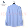 U.S. POLO ASSN.US保羅襯衫男夏季休閑襯衫商務(wù)百搭襯衣男士上衣外套 藍色純棉001 M-170/88A-105/115斤 曬單實(shí)拍圖