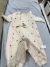 巴厘小豬新生嬰兒衣服秋冬夾絲加厚哈衣初生兒加絨保暖產(chǎn)房無骨寶寶連體衣 眾星攬?jiān)?73cm 曬單實(shí)拍圖