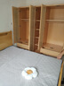 大葉和楓實(shí)木衣柜 北歐風(fēng)白蠟?zāi)疽鹿駥?shí)木衣柜臥室儲(chǔ)物柜收納柜 三門(mén)衣柜+頂柜-火星巖色 曬單實(shí)拍圖