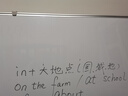 齊富（QIFU） 白板寫(xiě)字板支架式黑板可移動(dòng)教學(xué)培訓(xùn)看板商用家用兒童立式畫(huà)板可折疊架子磁性小黑板墻貼 【折疊升降】銀框雙面白綠板+白色A字型支架 90*150CM 曬單實(shí)拍圖
