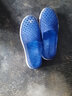 漂步塑料涼鞋男士夏季情侶沙灘洞洞鞋軟底防滑鏤空涉水駕車(chē)女休閑網(wǎng)鞋 藍 39 碼內長(cháng)24.5cm 曬單實(shí)拍圖