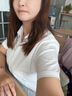 佐馬仕短袖襯衫女夏季純白免燙抗皺襯衫職業(yè)裝冰絲修身商務(wù)正裝襯衣女 DV2663V領(lǐng)白色斜紋 2XL /38（115-125斤） 曬單實(shí)拍圖