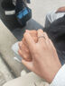 中國黃金莫比烏斯結銀戒指情侶對戒求婚紀念日生日七夕情人節禮物送女朋友 【S925銀】蝴蝶結對戒 曬單實(shí)拍圖