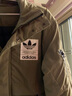 阿迪達斯（adidas）三葉草棉服外套男裝冬季新款加厚保暖休閑運動服棉襖連帽夾克 HZ0690/雙面穿 2XL 曬單實拍圖