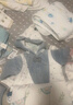 全棉時代雙面柔感純棉嬰兒連體衣服新生兒男女寶寶秋冬裝 /2件裝 秋瓷粉+雀舞花園 66cm （3-6月 60-68cm） 曬單實拍圖