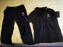 WBWU輕奢品牌t恤男套裝夏季運動(dòng)冰絲POLO 衫翻領(lǐng)短袖休閑高檔上衣服 YY刺繡POLO黑長(cháng)褲套裝 L (建議120-140斤) 曬單實(shí)拍圖