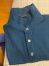 雅戈爾（YOUNGOR） T恤男士 夏季青年男休閑短袖T恤 GSPC533019HCA 灰藍 M 曬單實(shí)拍圖