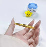 中國黃金（CHINA GOLD）足金星點(diǎn)手鐲女新款鐲子金手環(huán)紀念生日禮物送女友老婆教師節禮物【空心加厚】54圈口 約5.4g 曬單實(shí)拍圖