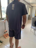 NASA RHUDE夏天T恤套裝男潮流男運(yùn)動套裝短袖套裝男t恤套裝男夏季衣服男夏裝 灰藍(lán) XL(推薦體重125-140斤) 曬單實(shí)拍圖