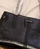 CHARLES&KEITH25秋季新品復(fù)古油蠟皮繩結(jié)單肩腋下包生日禮物CK2-20782673 Noir黑色 M 曬單實(shí)拍圖