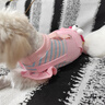 MIKI PAD狗狗衣服小型犬秋冬款貓衣服四腳衣背帶褲可牽引小狗衣服泰迪比熊 粉色大眼仔 L背長(cháng)34cm（參考體重8-11斤） 曬單實(shí)拍圖