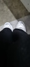 ziyuanju女鞋厚底老爹鞋女ins潮2024新款夏季季透气黑色增高休闲运动鞋女 白灰色 36 实拍图