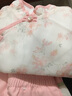 九能兒童漢服女童中國風(fēng)旗袍夏季款古風(fēng)套裝夏裝名族禮服寶寶春秋款 【桃之夭夭】粉色套裝（不含掛件） 100 曬單實(shí)拍圖