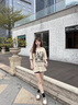 CAMILA KSENIA厚底小皮鞋女2025新款復古百搭舒適粗跟樂(lè )福鞋系帶單鞋 米白色 36 曬單實(shí)拍圖