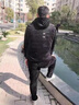 PINFULU金絲絨衛(wèi)衣男套裝秋冬連帽衣服男裝潮流衛(wèi)衣套裝冬季加絨加厚冬季 黑色 XL (推薦體重130-145斤) 曬單實(shí)拍圖