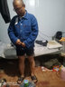 望了型棉質(zhì)牛仔工作服男上衣單件春秋長袖外套電焊工加厚耐磨防燙勞保服 藍色8008# 3XL【建議155-170斤】 曬單實拍圖