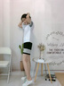 WASSUP JOYZON品牌運動(dòng)套裝女潮寬松大碼夏季新款學(xué)生短袖短褲休閑跑步服兩件套 灰灰色（休閑兩件套） S（建議85-100斤） 曬單實(shí)拍圖
