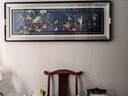 云儒唐樊客廳掛畫(huà)山水畫(huà)花卉圖新中式背景墻墻畫(huà)高檔玉石畫(huà)書(shū)房臥室壁畫(huà) 富貴有余 225*85cm 曬單實(shí)拍圖
