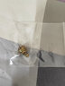 彩荷藏式合金銀六字真言三通佛頭 金剛手串配飾星月菩提子手鏈diy飾品 D款對孔12mm左右 曬單實(shí)拍圖