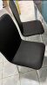 凡社 餐椅家用 简约现代餐厅餐桌皮质软包靠背椅子 棕色4把 实拍图