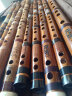 哈曼顿（HUANXIANG）笛子双接白铜C调专业苦竹笛演奏横笛竹笛两节专业考级笛子含全套配件 实拍图