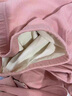莫代爾發(fā)熱無痕女士保暖內(nèi)衣女加絨加厚秋衣秋褲套裝一體羊羔絨打底衫女 圓領(lǐng)粉色【一體羊羔絨套裝】 L【80-100斤】 曬單實(shí)拍圖