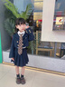 G.DUCKKIDS童裝女童秋裝套裝2024新款兒童西裝jk套裙學(xué)院風(fēng)三件套女孩表演服 西裝三件套+領(lǐng)帶-春秋季 110 適合100-110cm年齡4-5歲 曬單實(shí)拍圖