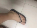 羅敷（Luo Fu）人字拖女夏可外穿時(shí)尚輕便夾腳平底防滑洗澡沙男女情侶夾板涼拖鞋 黑色-女款經(jīng)典款 37 曬單實(shí)拍圖