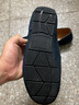百麗舒適豆豆鞋男羊皮通勤單鞋A0930DM2 藍(lán)色-單里 43 (265mm) 曬單實(shí)拍圖