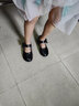 禾里沖大童黑皮鞋女演出鞋新款可愛(ài)單鞋防滑學(xué)生鞋女童軟底舞蹈公主鞋 A07黑色 30碼內長(cháng)18.5厘米 曬單實(shí)拍圖