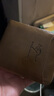 袋鼠（KANGAROO）2025新款男士防盜刷錢(qián)包短款拉鏈多功能駕駛證卡包男式錢(qián)夾 棕色 卡其色 曬單實(shí)拍圖