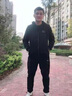 PINFULU金絲絨衛(wèi)衣男套裝秋冬連帽衣服男裝潮流衛(wèi)衣套裝冬季加絨加厚冬季 黑色 XL (推薦體重130-145斤) 曬單實(shí)拍圖