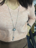 依特珍珠毛衣鏈女長(cháng)款項鏈吊墜簡(jiǎn)約流蘇裝飾衣服掛件掛鏈配飾生日禮物 灰色 曬單實(shí)拍圖