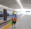 安踏兒童短T男童裝2024夏季少年頑家舒適印花潮流圓領(lǐng)針織短袖衫 車菊藍(lán)-1 160 cm 曬單實(shí)拍圖