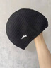 安踏泳帽男女通用防水不勒頭長(cháng)發(fā)專(zhuān)用加大號硅膠護耳游泳帽浴帽泳具 黑色【長(cháng)發(fā)帽大頭圍】 曬單實(shí)拍圖