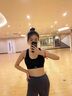 李寧運動(dòng)套裝女瑜伽健身服瑜伽服運動(dòng)跑步速干衣緊身普拉提鍛煉套裝 經(jīng)典黑套裝【工字美背】 M 曬單實(shí)拍圖