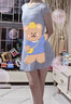 sansha 法國三沙兒童舞蹈裙 少女芭蕾舞練功服短袖蕾絲舞服連體裙海藍色XL 曬單實(shí)拍圖