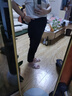 ARTFULMOM孕婦褲子休閑西褲夏季薄外穿小個子煙管褲早期托腹九分小腳褲夏裝 黑色 加大碼（140-170斤） 曬單實拍圖