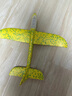 蒂米妮大號(hào)手拋飛機(jī)玩具發(fā)光戶(hù)外滑行飛機(jī)兒童回旋投擲滑翔泡沫飛機(jī)模型 彩燈紅色飛機(jī)一個(gè) 曬單實(shí)拍圖