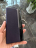 朗斯狄【頭層牛皮】vivoxfold3手機殼真皮翻蓋新款vivo x fold3pro折疊屏防摔磁吸支架xfold3保護套外殼 【幻影紫】360度旋轉(zhuǎn)支架 vivoxfold3 曬單實拍圖