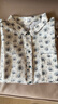 斯琴（siqin）2024夏季新品女翻領(lǐng)單排扣寬松薄款短袖襯衫上衣BDXS015150 花色 L 曬單實(shí)拍圖