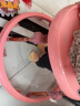 YEESOOM英国婴儿学步车防侧翻宝宝多功能儿童助步车6-18个月手推音乐玩具 23款智能锁七档透气-藕粉-速发 升级版 实拍图